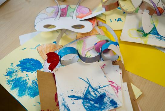 Des oeuvres réalisées par des enfants