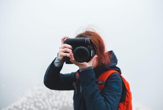 Une photographe