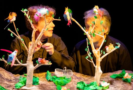 Les comédiens du spectacle Inséparables