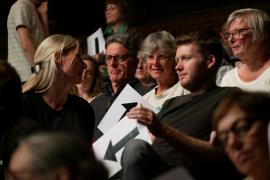 Des spectateurs du spectacle Kevin