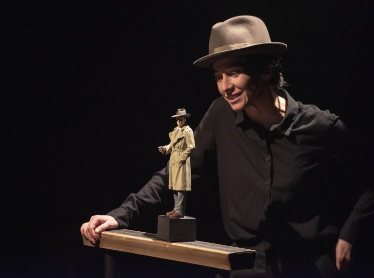 Un comédien et une marionnette