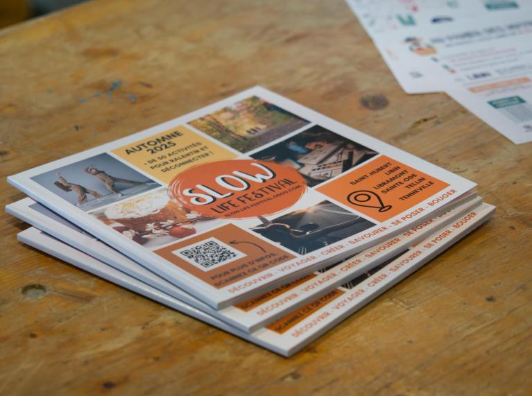 Brochure du Slow Life Festival