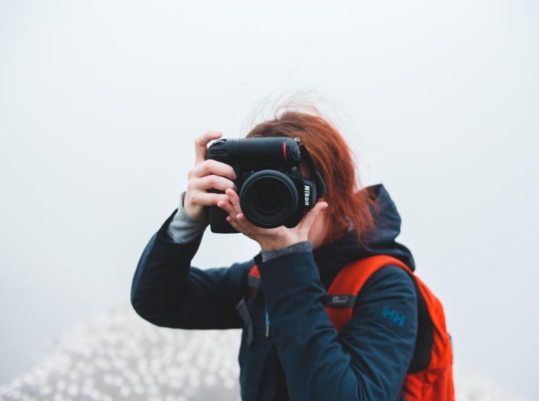 Une photographe