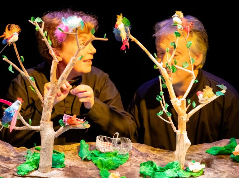 Les comédiens du spectacle Inséparables
